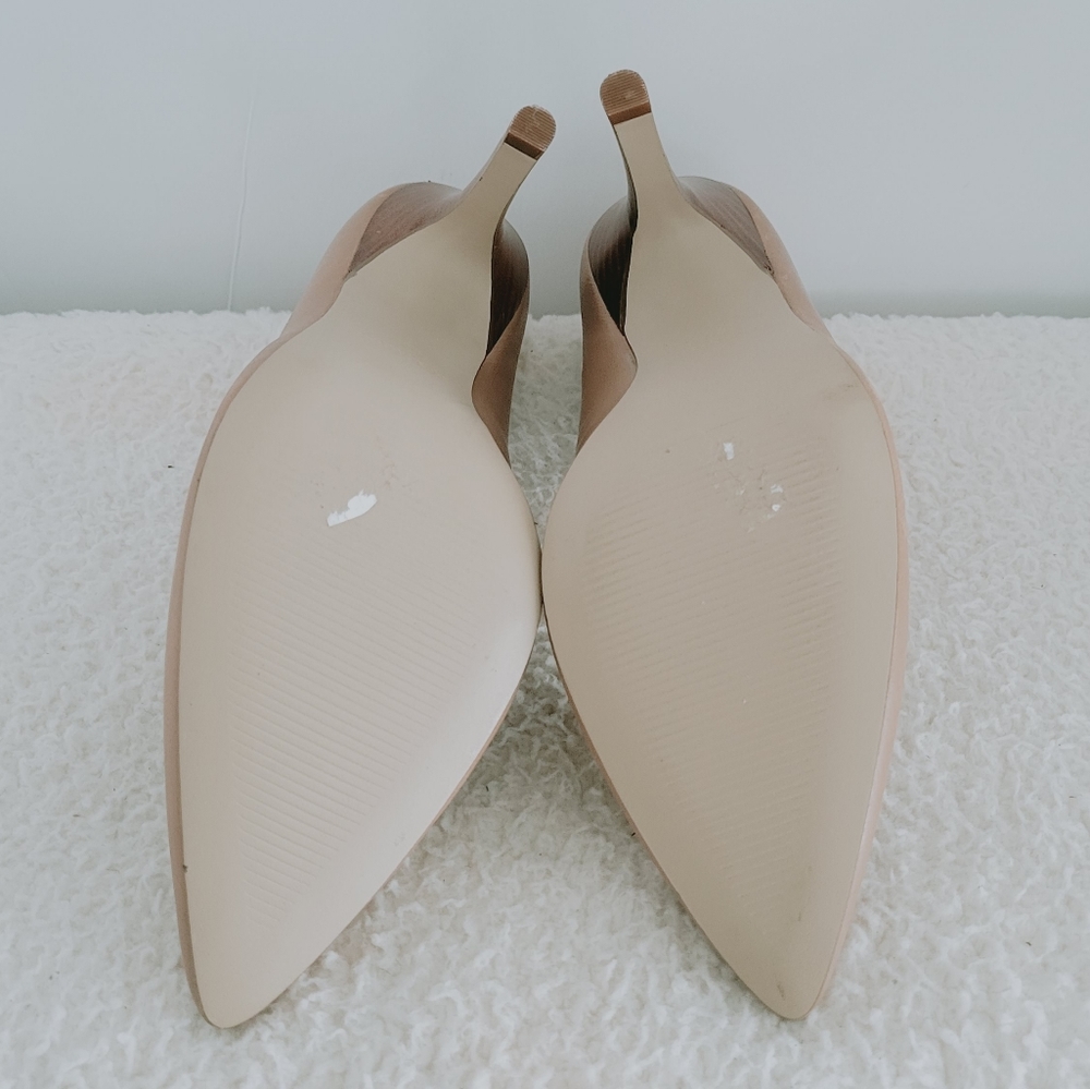 Nine West Garisono Pointed High Heel Shoes Tan Size 6 - Picture 11 of 11